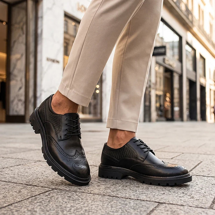 Everett | Men’s Leather Brogue Shoes