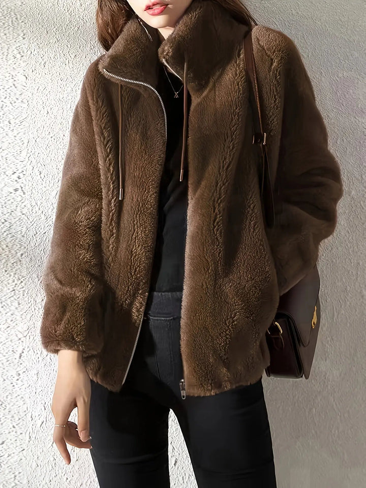 Rosamund | Women’s Fluffy Teddy Fleece Jacket