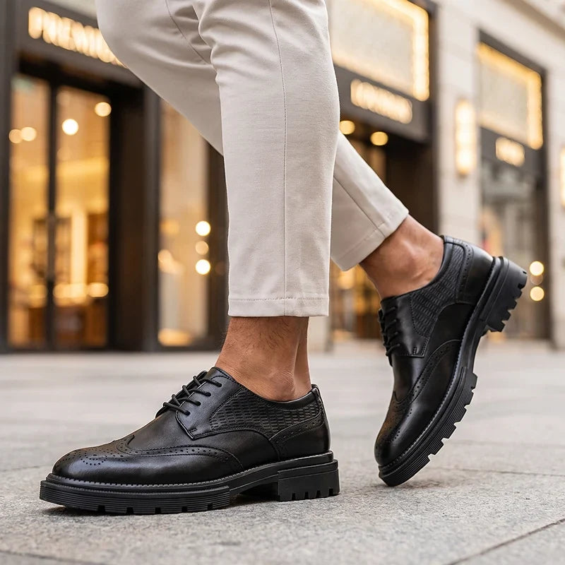 Everett | Men’s Leather Brogue Shoes