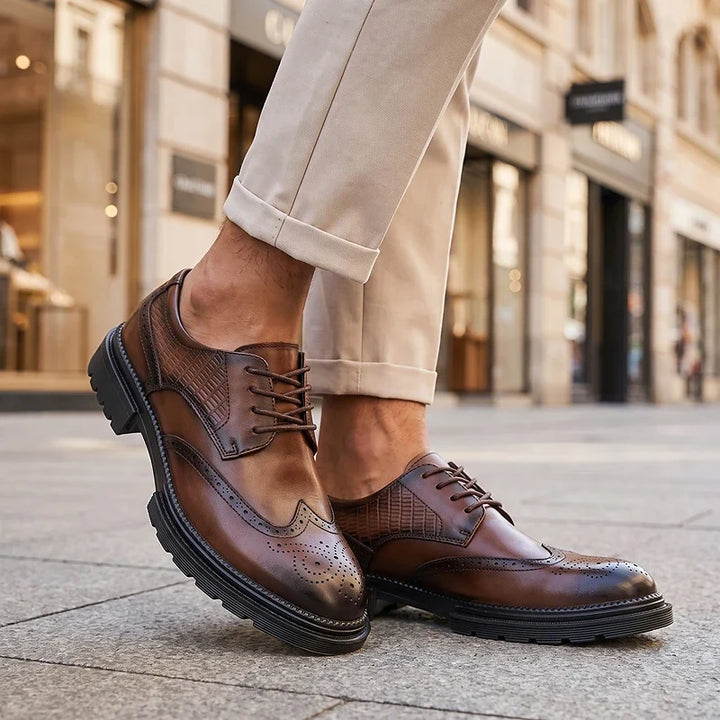 Everett | Men’s Leather Brogue Shoes