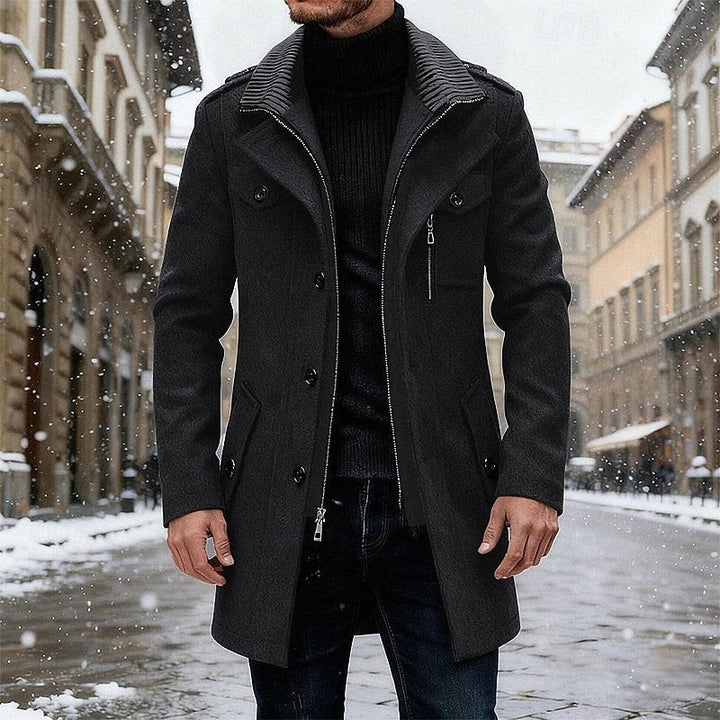 Lucian | Men’s Long Wool Coat