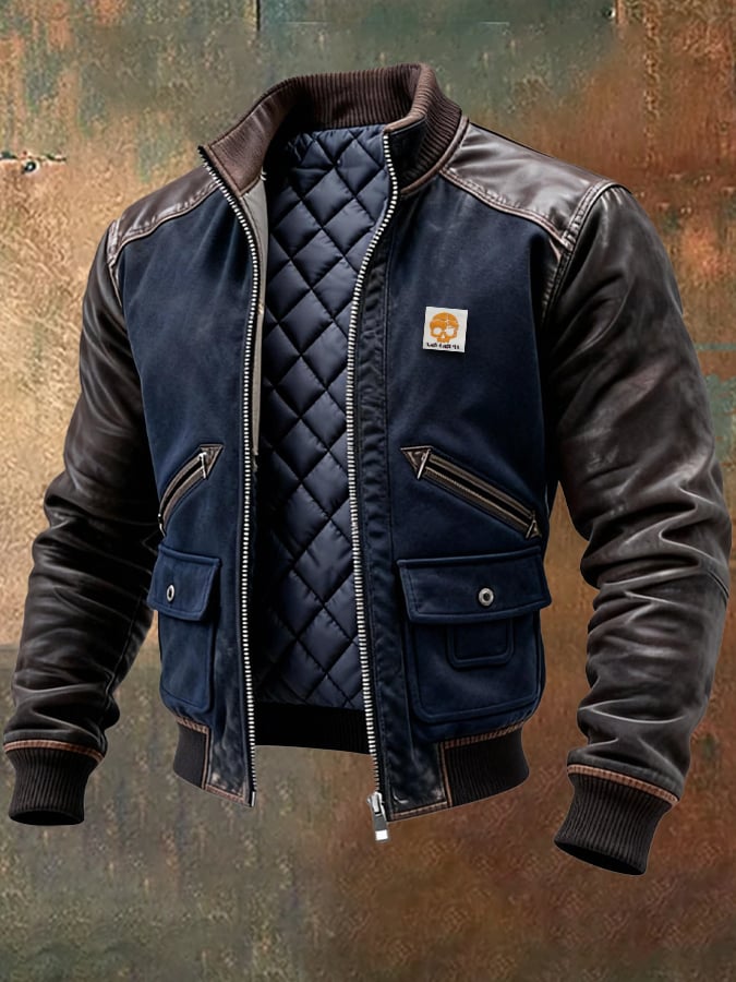 Winston | Men’s Diamond Quilted Bomber Jacket