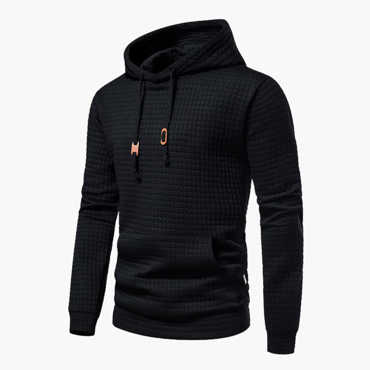 Emmett | Men’s Waffle Knit Hooded Sweatshirt