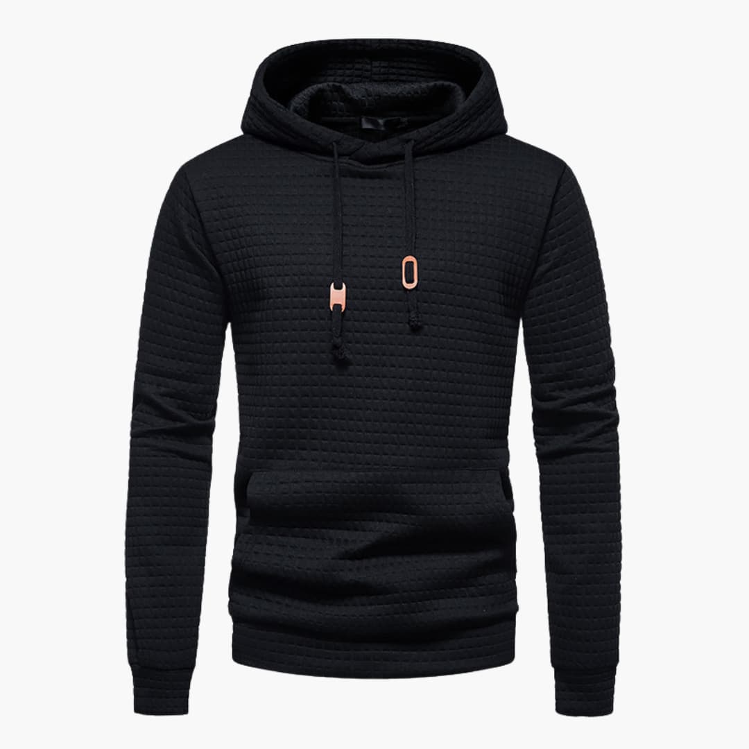 Emmett | Men’s Waffle Knit Hooded Sweatshirt