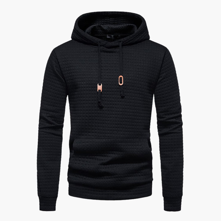 Emmett | Men’s Waffle Knit Hooded Sweatshirt
