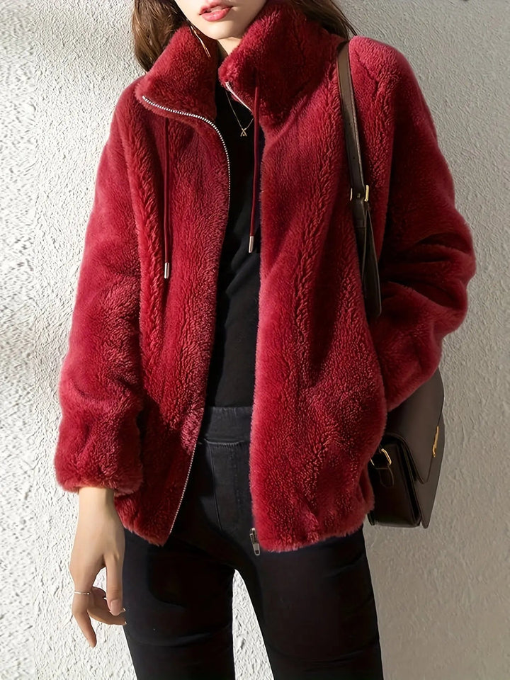Rosamund | Women’s Fluffy Teddy Fleece Jacket