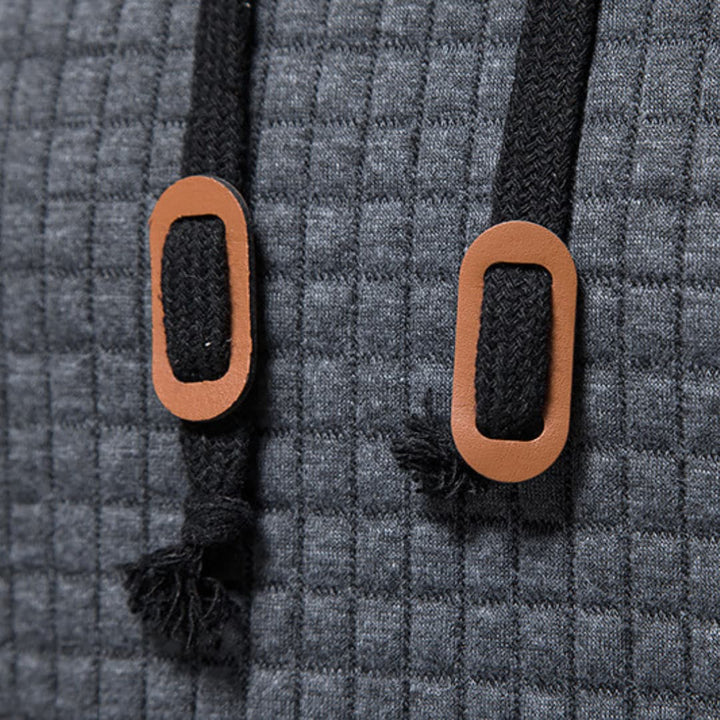 Emmett | Men’s Waffle Knit Hooded Sweatshirt