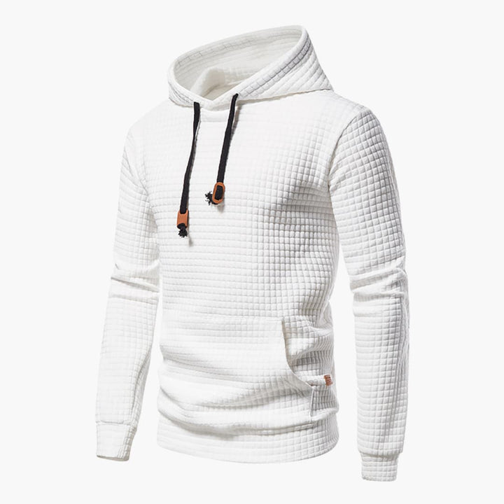 Emmett | Men’s Waffle Knit Hooded Sweatshirt