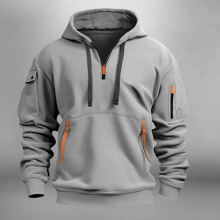 Callum | Men’s Utility Hooded Sweatshirt with Zip Pockets