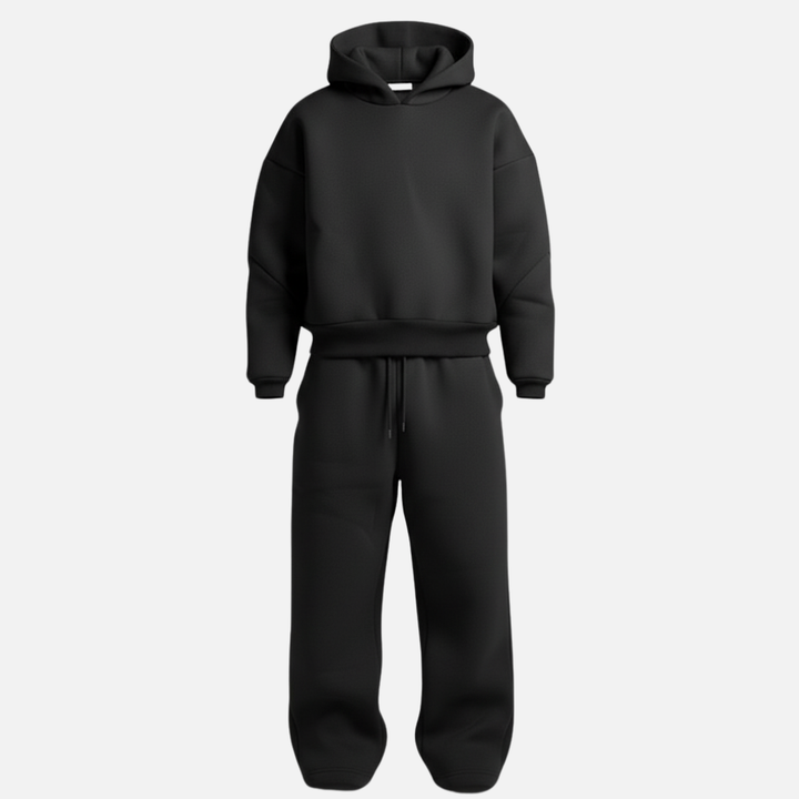 Lucian | Men’s Oversized Hooded Sweatshirt with Wide Leg Sweatpants