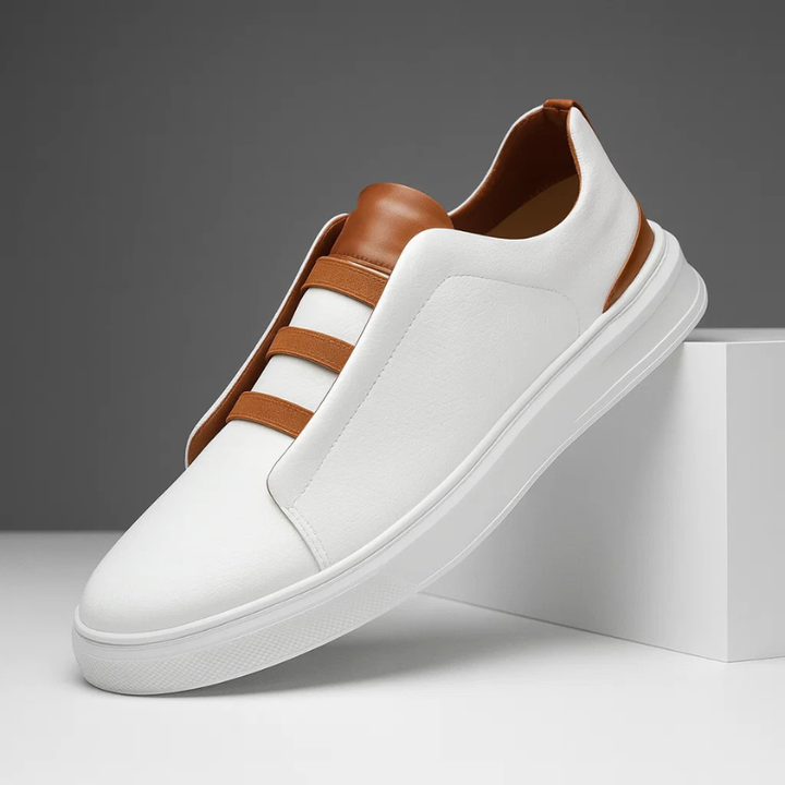 Leather Slip On Mens Casual Shoes - Smart Sneakers