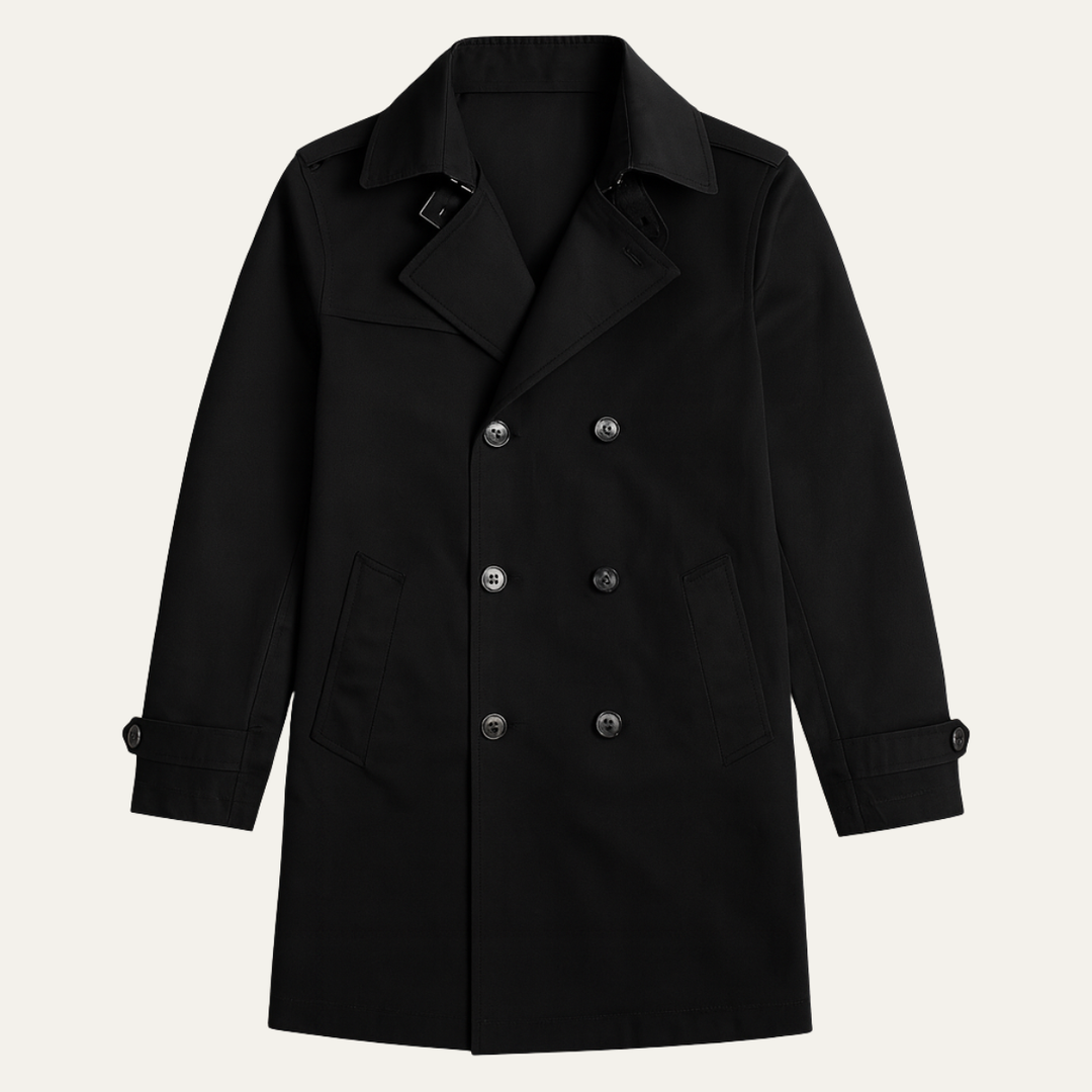 Theo | Men's Double-Breasted Pea Coat