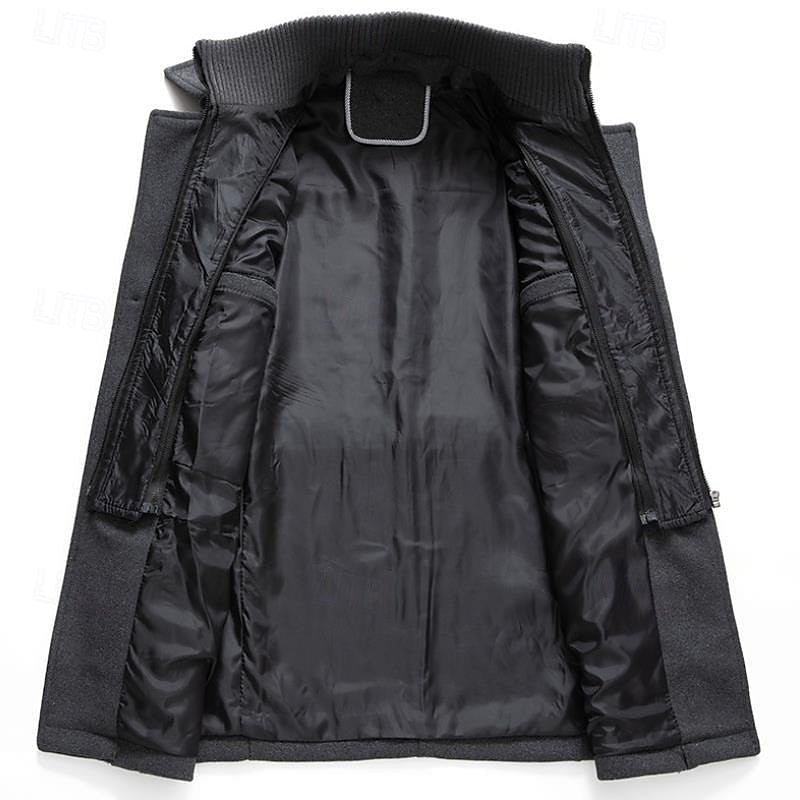 Lucian | Men’s Long Wool Coat
