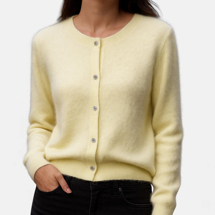 Nivola | Women's Button-Up Crew Neck Cardigan