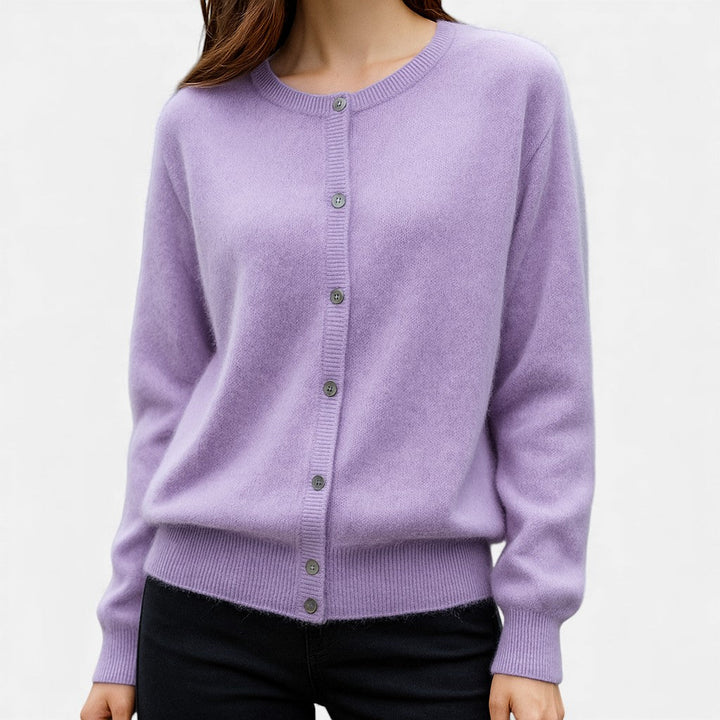 Nivola | Women's Button-Up Crew Neck Cardigan