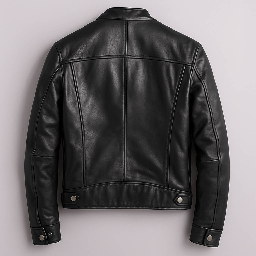 Thaddeus | Men’s Vintage Leather Racer Jacket