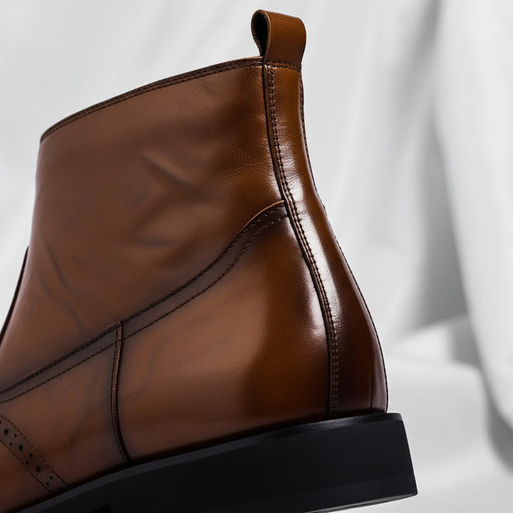 Warren | Men’s Brogue Dress Ankle Boots