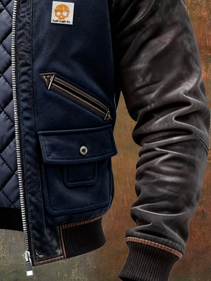 Winston | Men’s Diamond Quilted Bomber Jacket