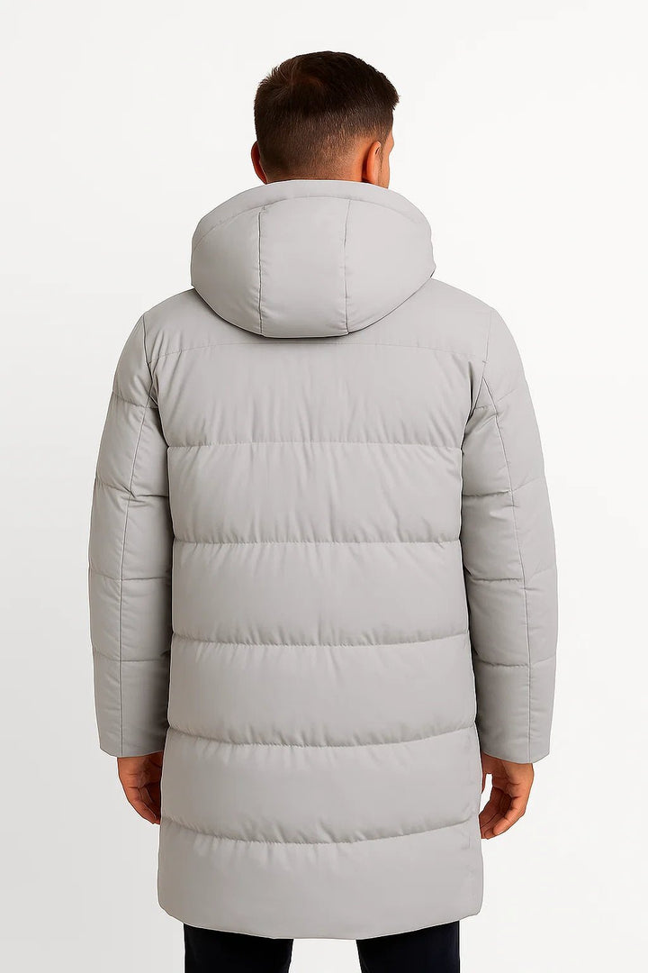 Rafferty | Men’s Long Puffer Jacket with Hood