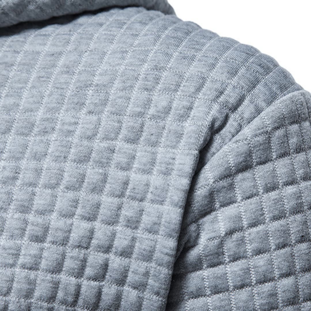 Emmett | Men’s Waffle Knit Hooded Sweatshirt