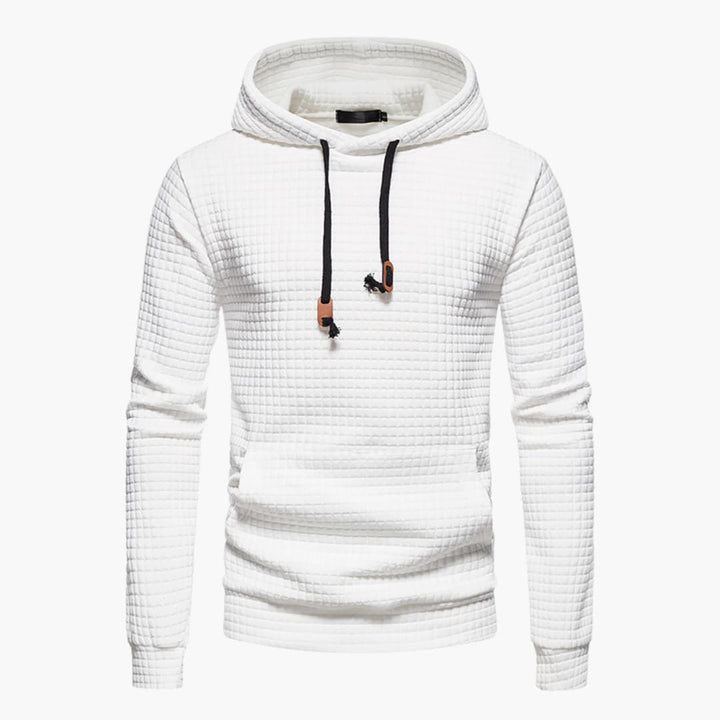 Emmett | Men’s Waffle Knit Hooded Sweatshirt