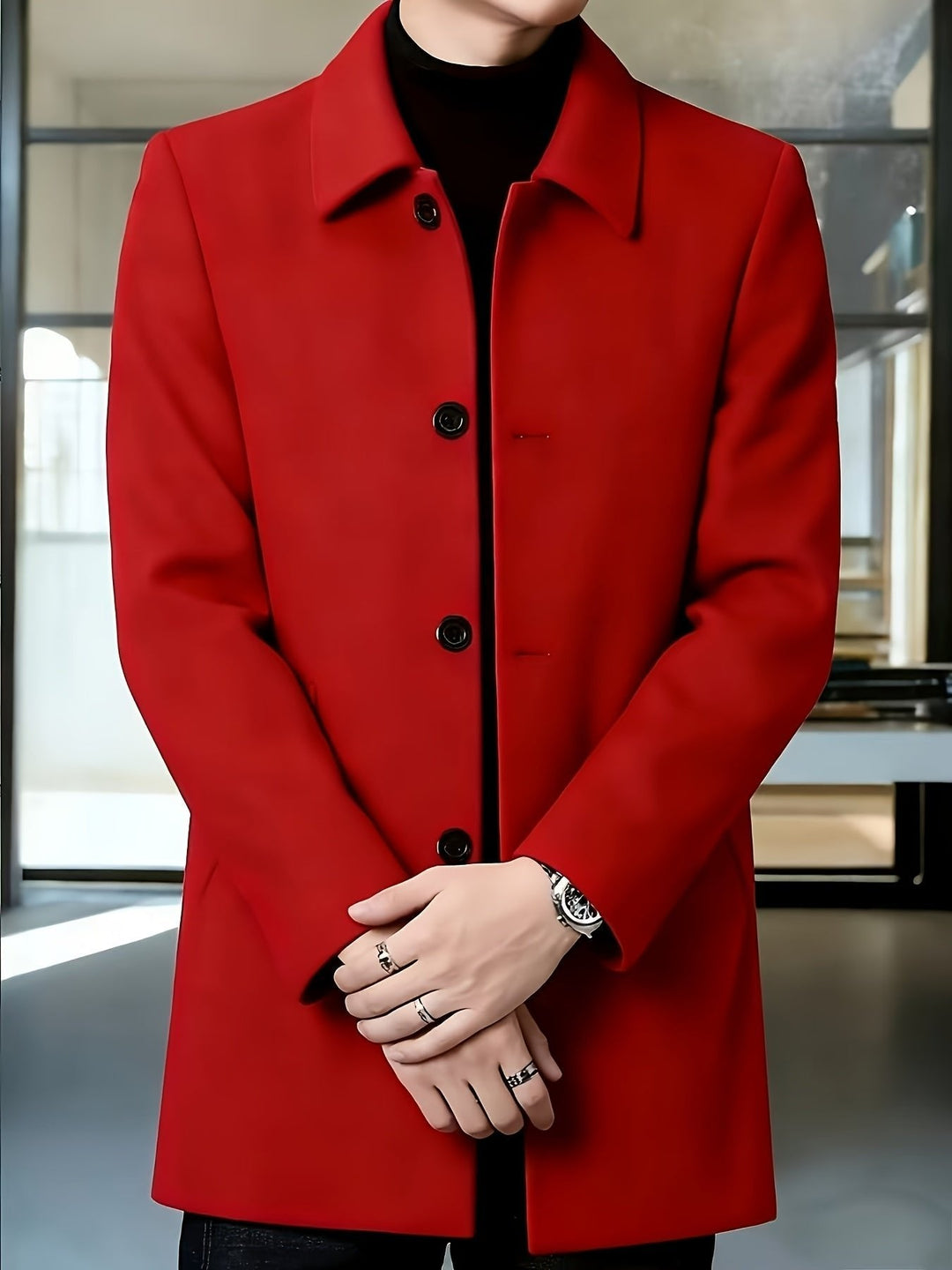 Gideon | Men’s Long Overcoat