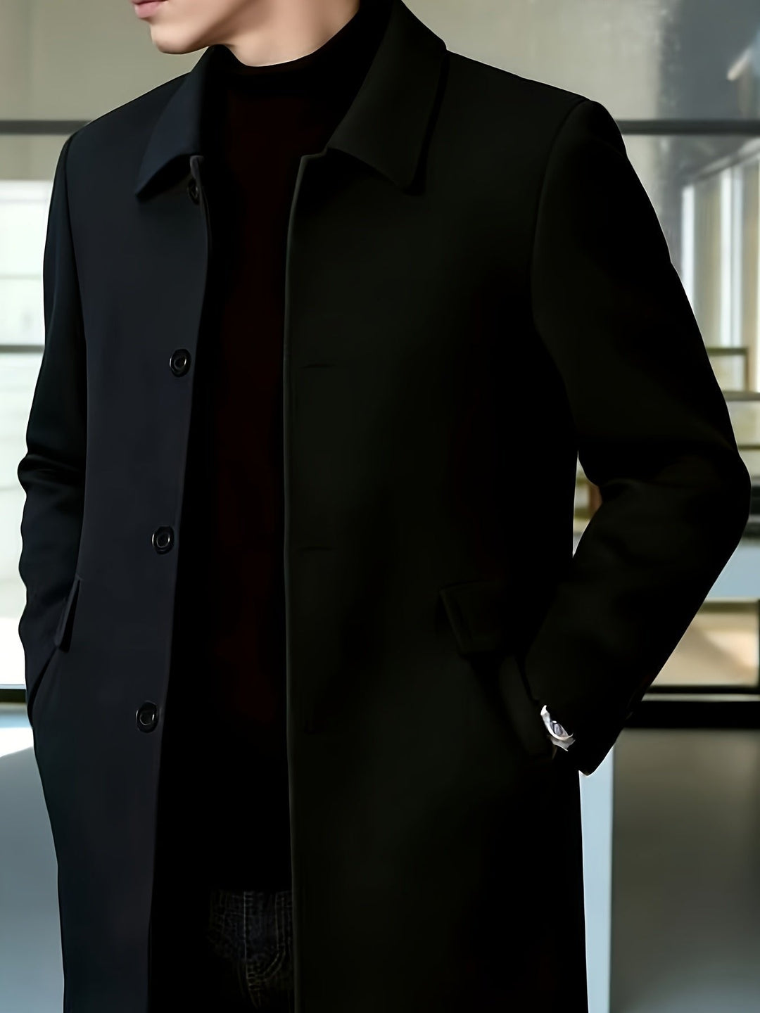 Gideon | Men’s Long Overcoat