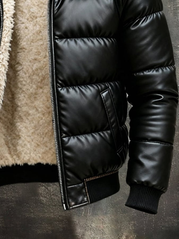 Kieran | Men’s Sherpa Lined Winter Bomber Jacket