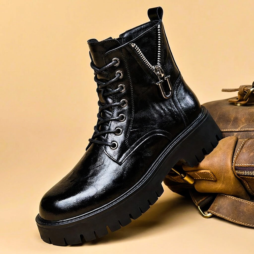 Quentin | Men’s Chunky Lace Up Combat Boots