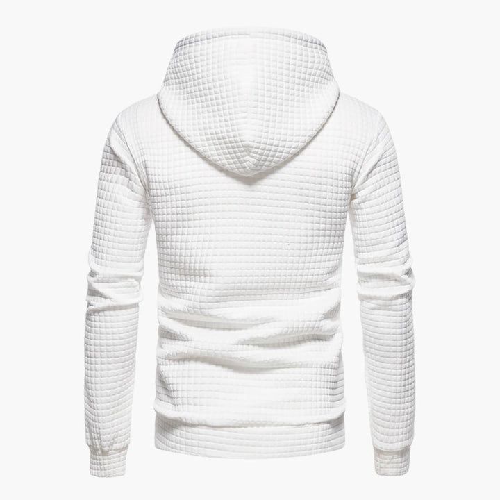 Emmett | Men’s Waffle Knit Hooded Sweatshirt