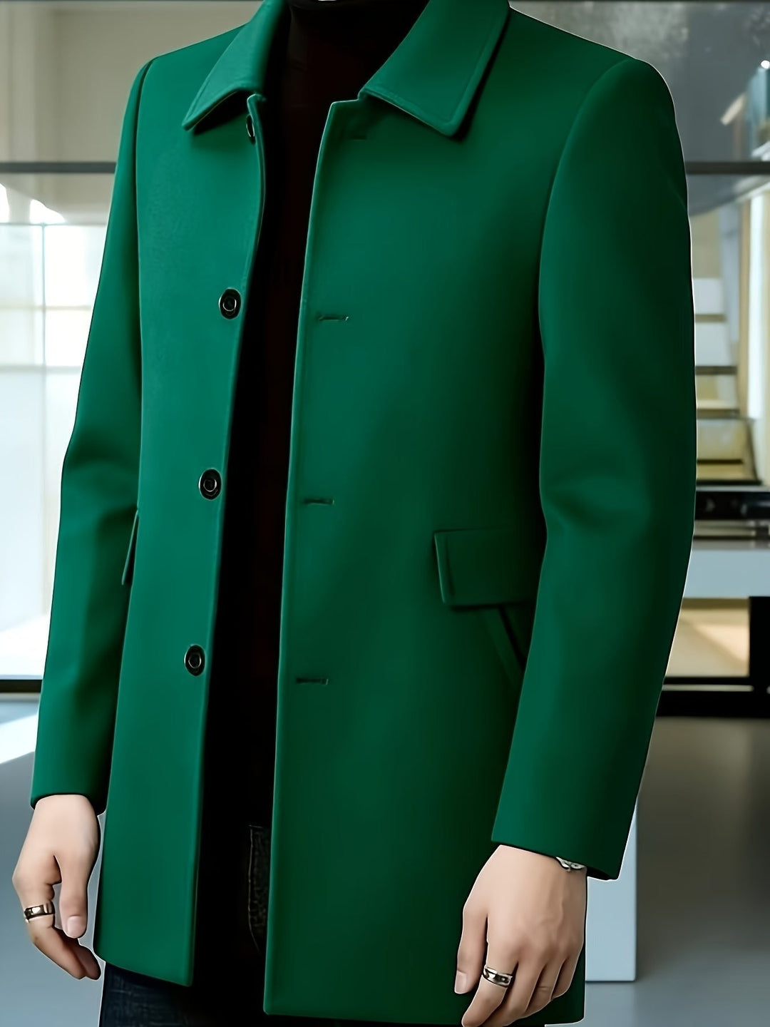 Gideon | Men’s Long Overcoat