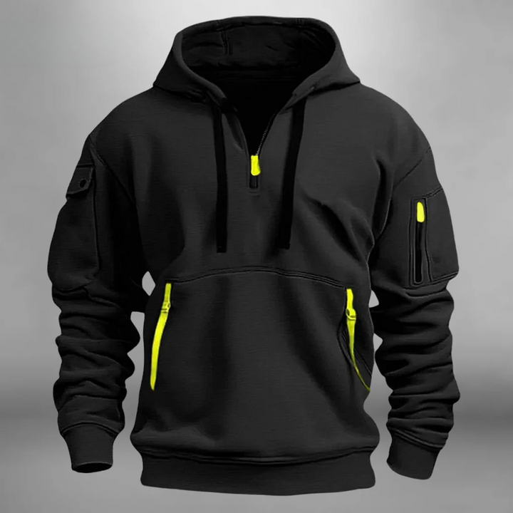 Callum | Men’s Utility Hooded Sweatshirt with Zip Pockets