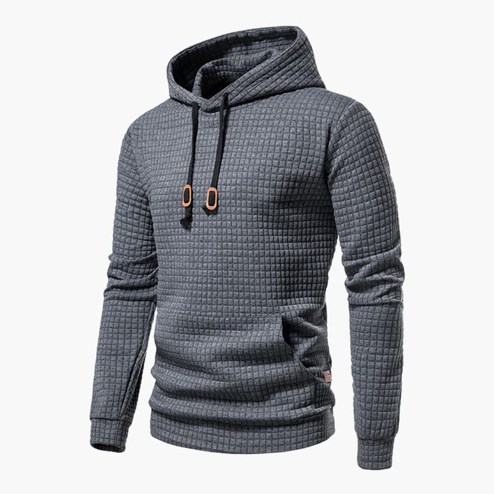 Emmett | Men’s Waffle Knit Hooded Sweatshirt