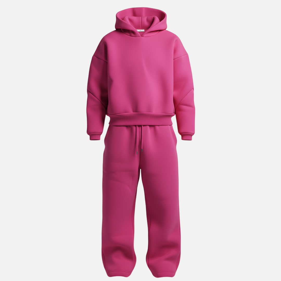 Lucian | Men’s Oversized Hooded Sweatshirt with Wide Leg Sweatpants