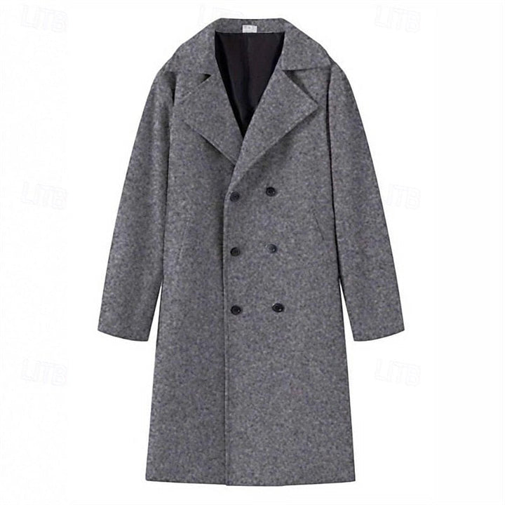 Percival | Men’s Double Breasted Long Coat