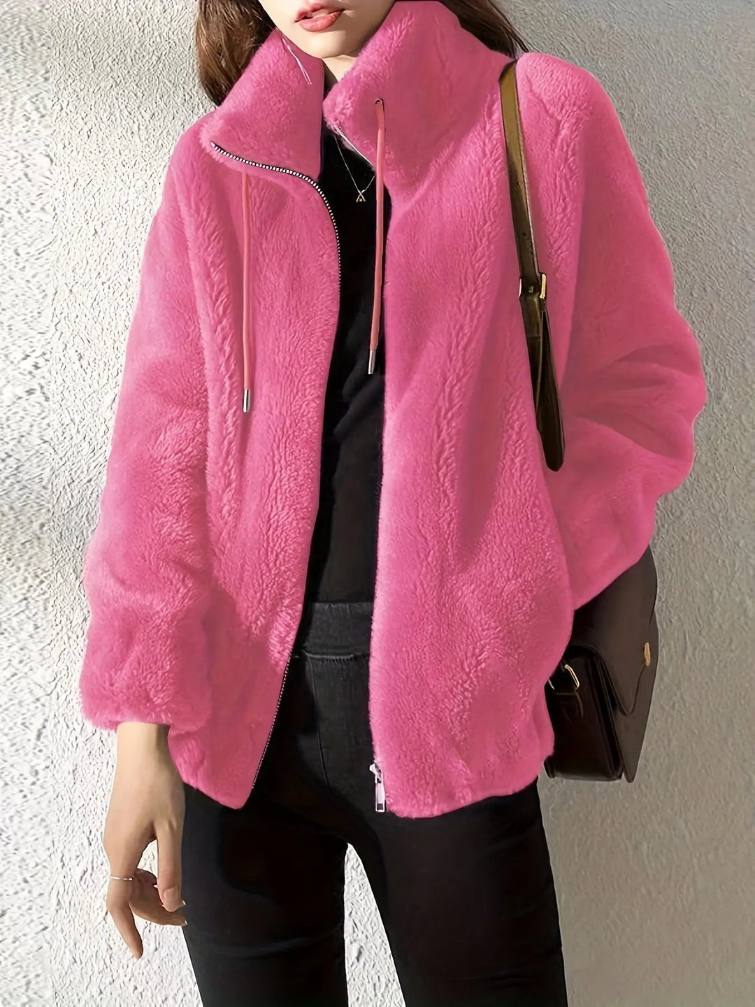 Rosamund | Women’s Fluffy Teddy Fleece Jacket
