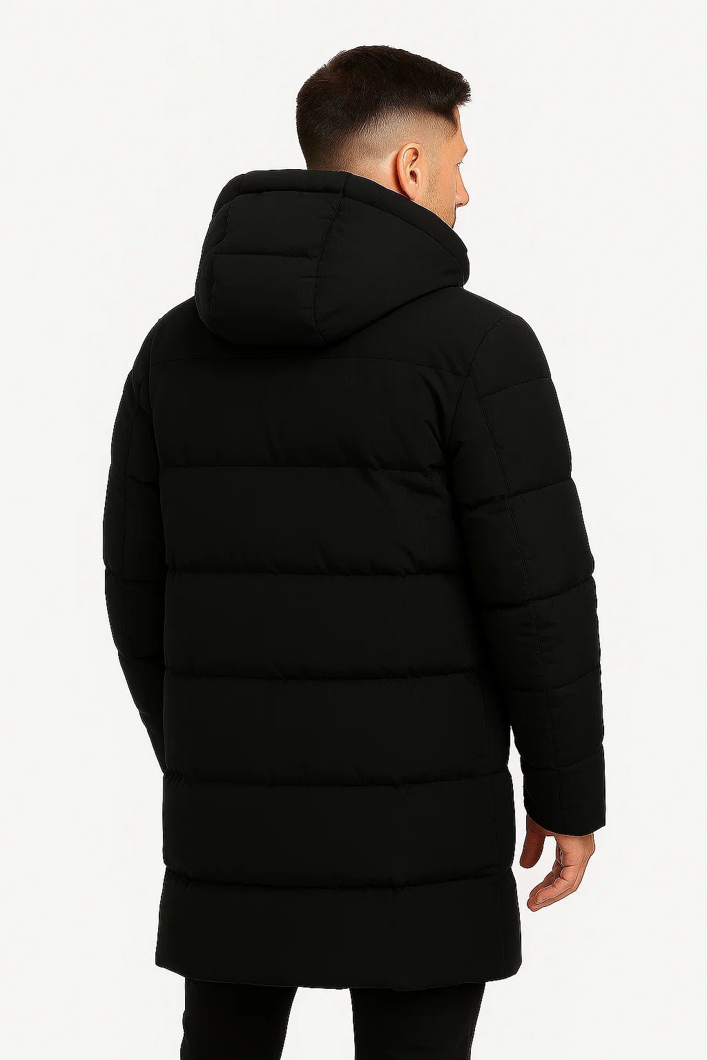 Rafferty | Men’s Long Puffer Jacket with Hood