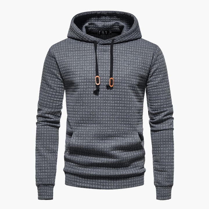 Emmett | Men’s Waffle Knit Hooded Sweatshirt