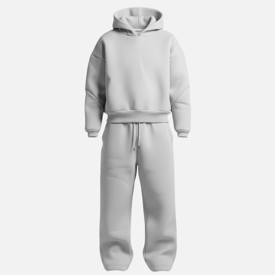 Lucian | Men’s Oversized Hooded Sweatshirt with Wide Leg Sweatpants