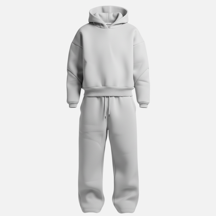 Lucian | Men’s Oversized Hooded Sweatshirt with Wide Leg Sweatpants