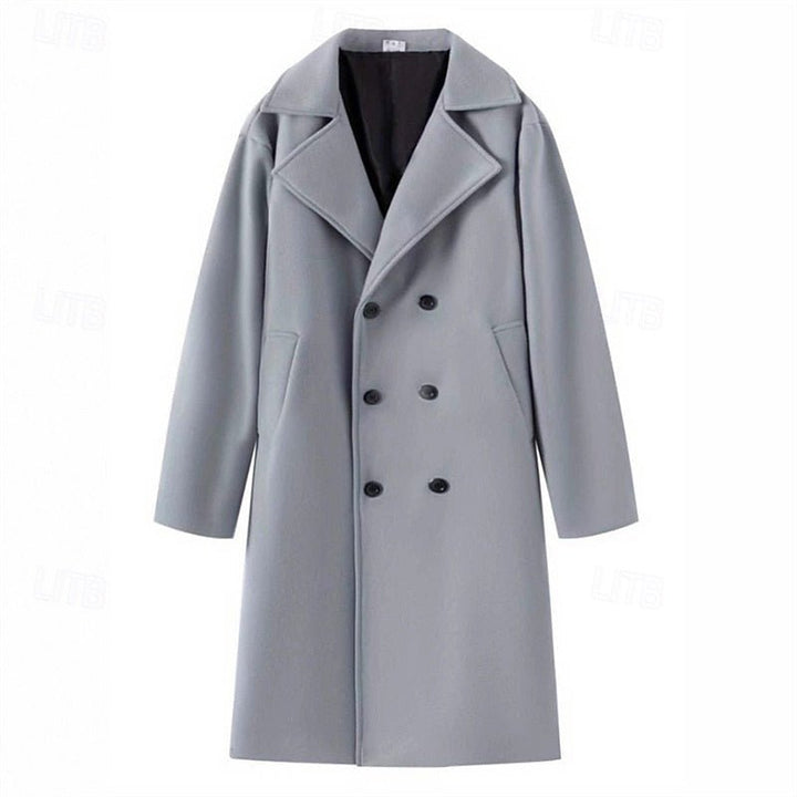 Percival | Men’s Double Breasted Long Coat