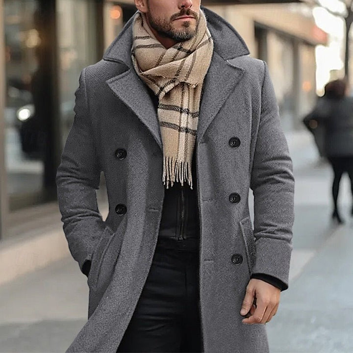 Everett | Men’s Double Breasted Wool Coat