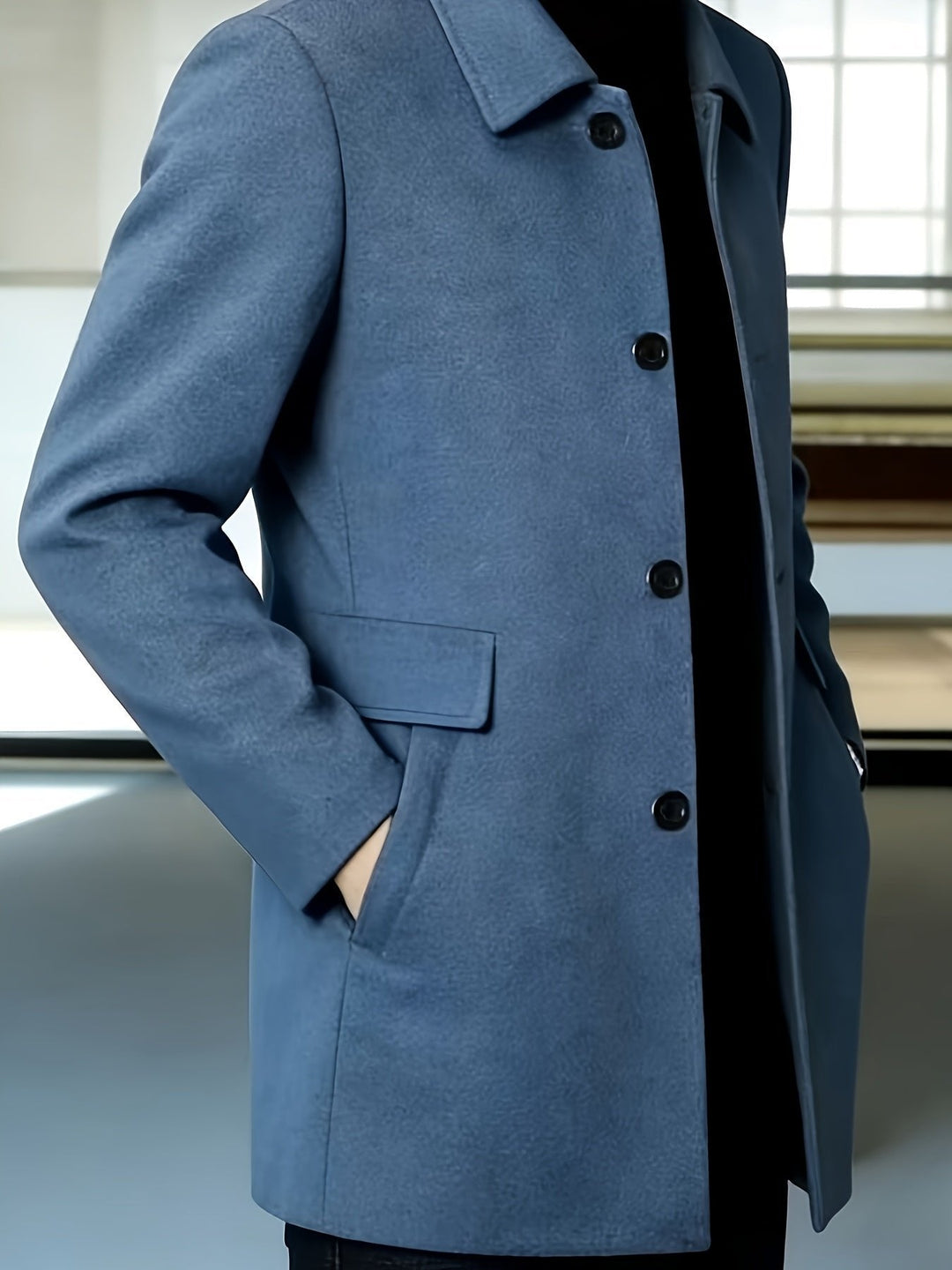 Gideon | Men’s Long Overcoat