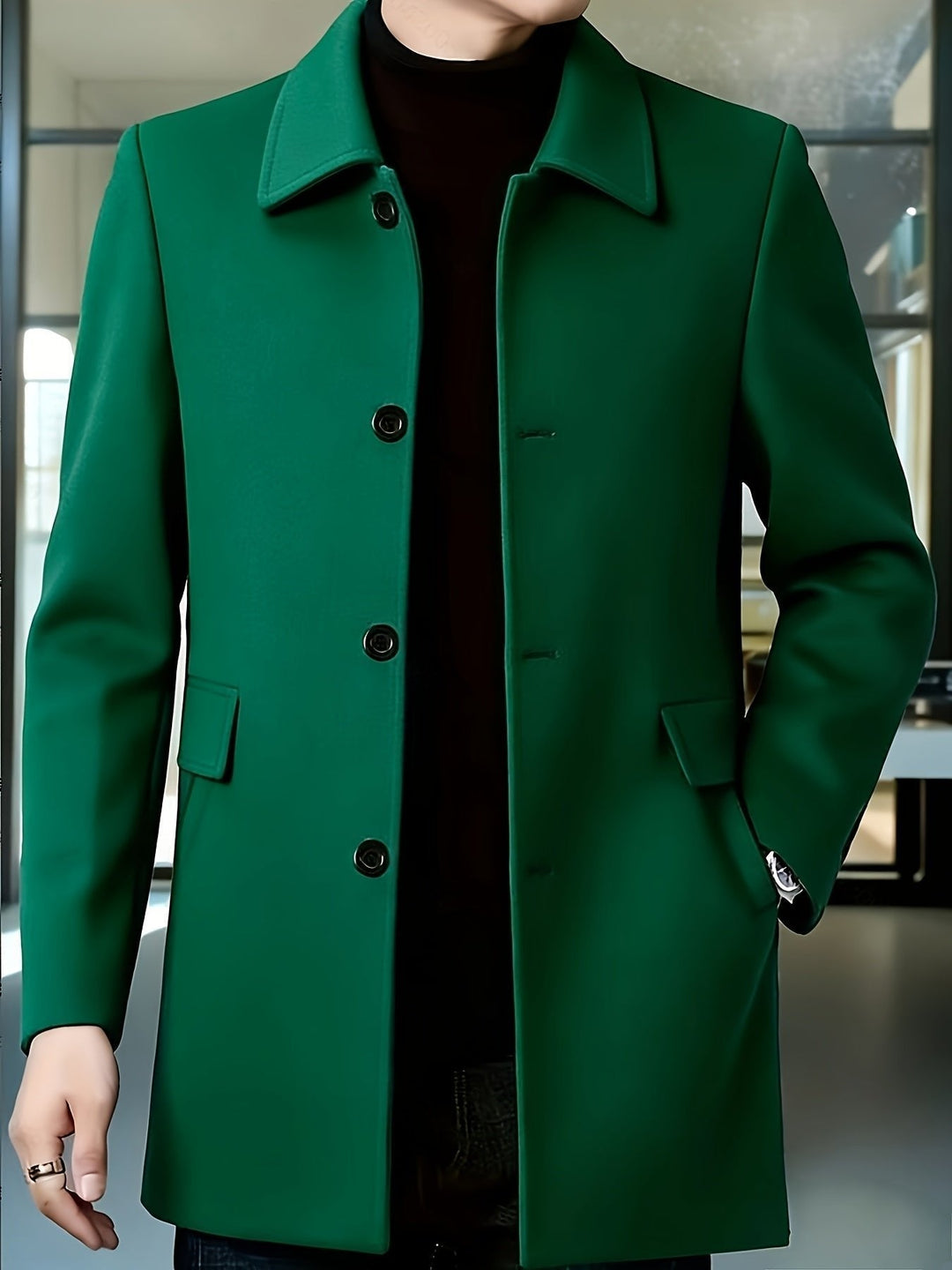 Gideon | Men’s Long Overcoat