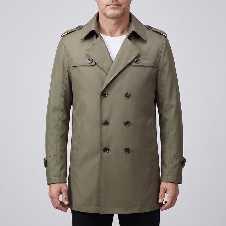 Tobias | Men’s Double Breasted Trench Coat