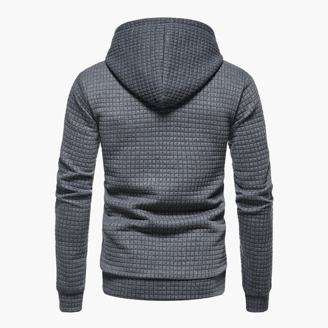 Emmett | Men’s Waffle Knit Hooded Sweatshirt