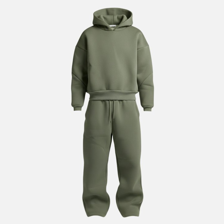 Lucian | Men’s Oversized Hooded Sweatshirt with Wide Leg Sweatpants