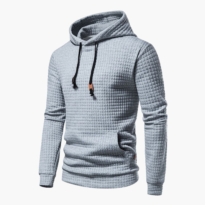 Emmett | Men’s Waffle Knit Hooded Sweatshirt