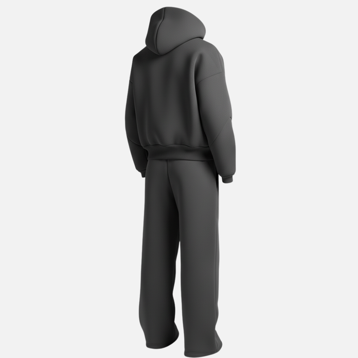 Lucian | Men’s Oversized Hooded Sweatshirt with Wide Leg Sweatpants