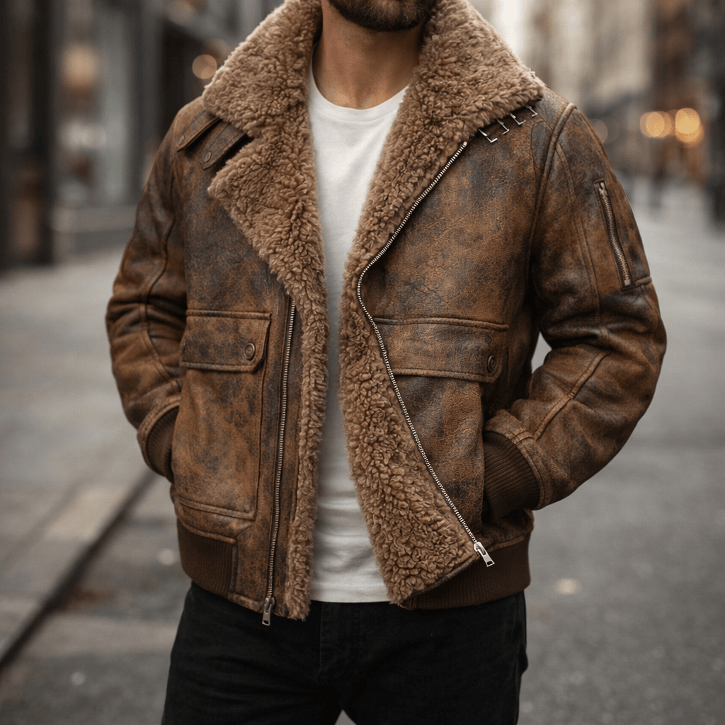 Bastian | Men’s Shearling Jacket
